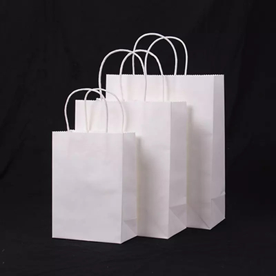 平らなハンドルの包装紙の印刷するFlexoは12x7x17cmを食料雑貨入れの袋