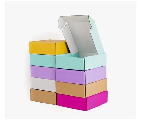 衣類キャンデー色の注文の波形の郵便利用者箱9x6x3 9x6x4