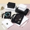 ODMのブレスレットのネックレス箱の宝石類の包装の袋フリップ上磁気宝石類のギフト用の箱