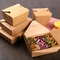 CMYK Pantoneクラフトのパスタ サラダ箱OEM ODMの使い捨て可能なペーパーお弁当箱