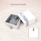 ODMのネックレスの白い灰色のクラフト紙の宝石類の引出しが付いている小さいギフト用の箱