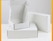 15x15x5cmの生物分解性の段ボール紙箱の平野の白い折る紙箱